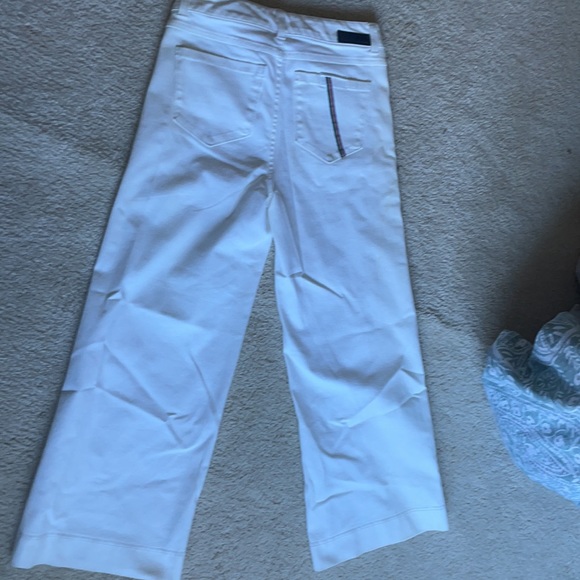 White Wide Leg Jeans - Picture 5 of 7